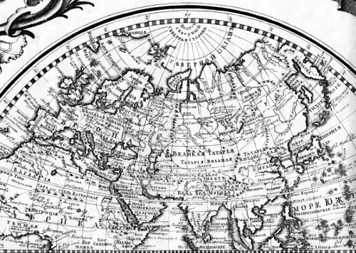Рис. 2. Карта Евразии (сер. XVIII в.)